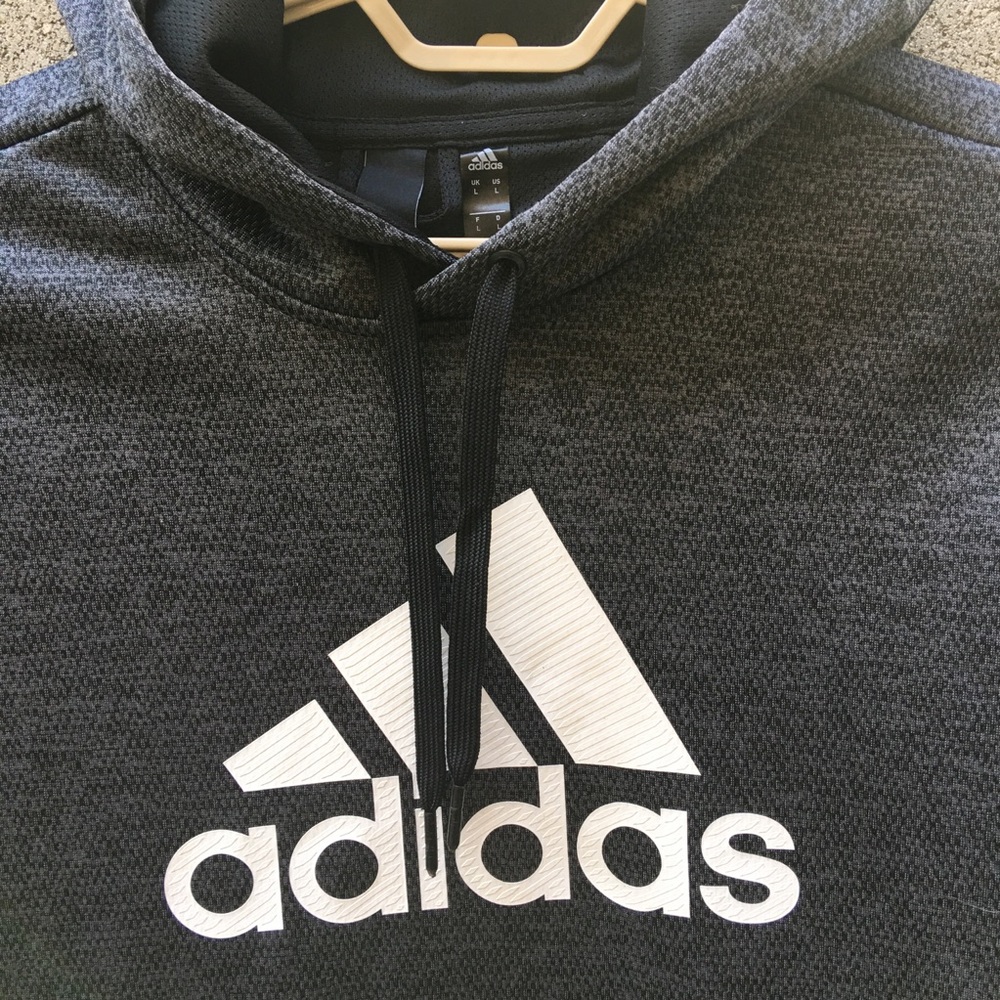Adidas Climawarm L Hoodie Pullover Block Grey